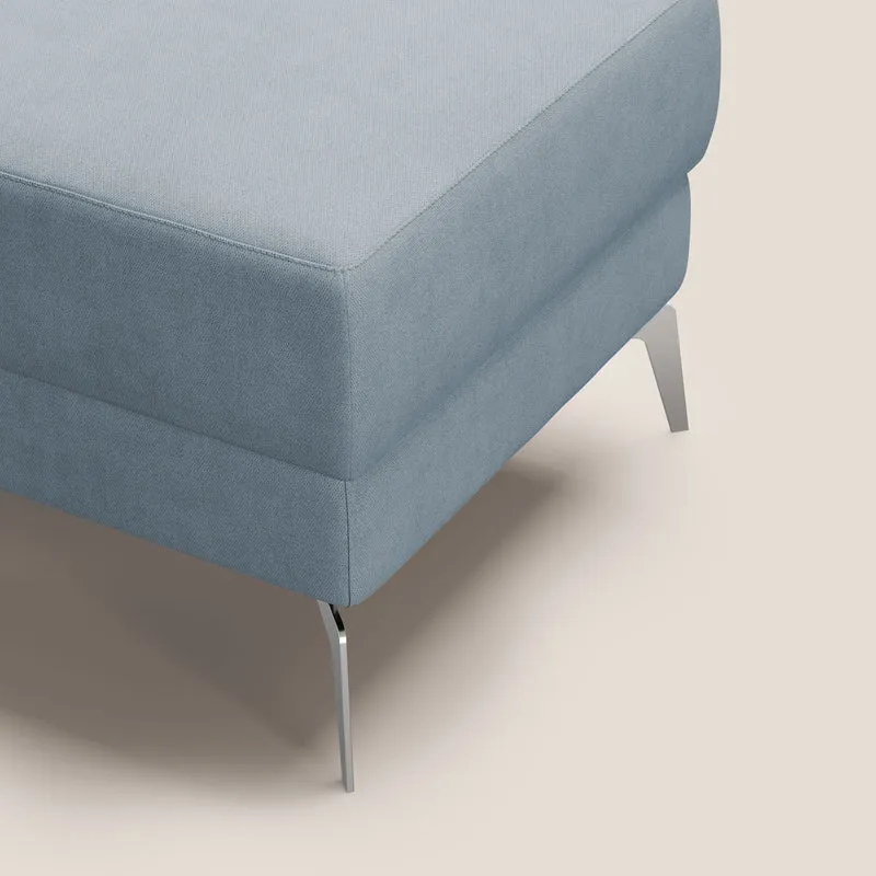Star Pouf avec pieds hauts en tissu imperméable T02 sucre glace