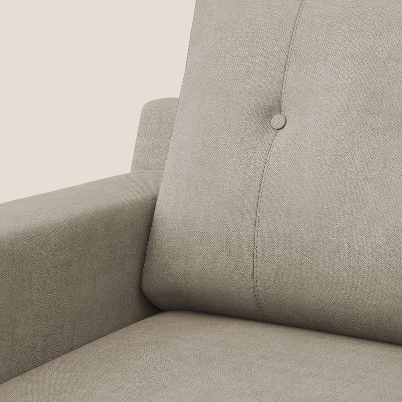Danish Fauteuil en tissu doux imperméable T02 beige