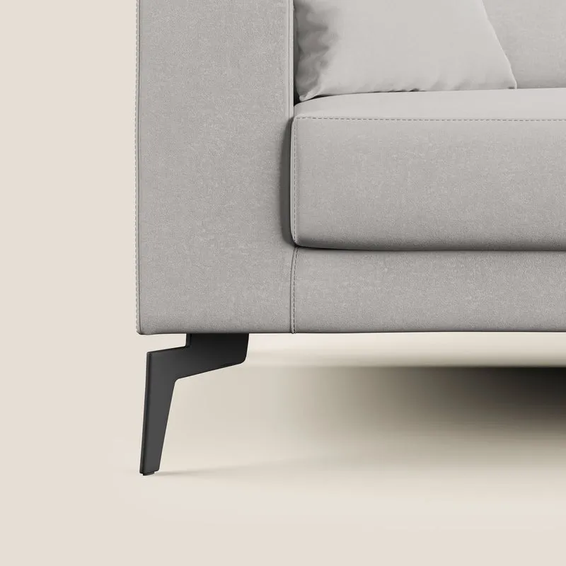 Prestige canapé moderne en microfibre détachable T11 gris clair