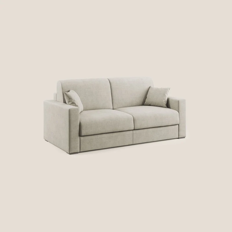 Best Canapé convertible en tissu imperméable T02 crème