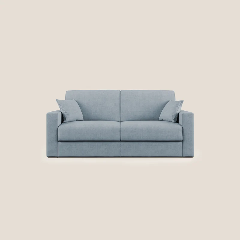 Best canapé-lit double en tissu imperméable T02 bleu clair