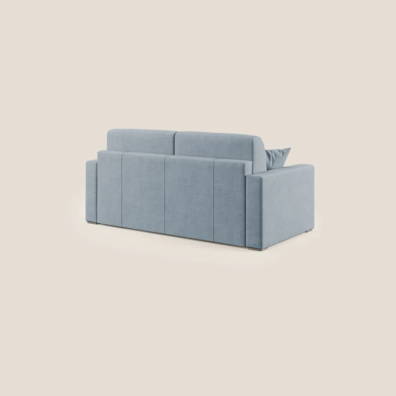 Best canapé-lit double en tissu imperméable T02 bleu clair