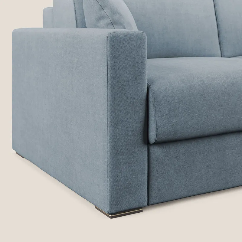 Best canapé-lit double en tissu imperméable T02 bleu clair
