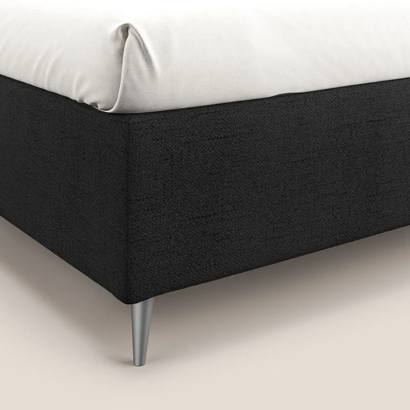 Febe sommier compact avec coffre de grande capacité en tissu imperméable T03 anthracite