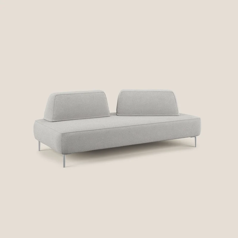 Newton Canapé modulable avec dossier amovibles T07 gris