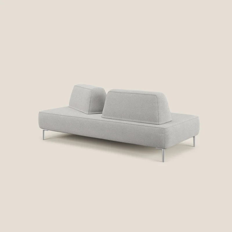 Newton Canapé modulable avec dossier amovibles T07 gris