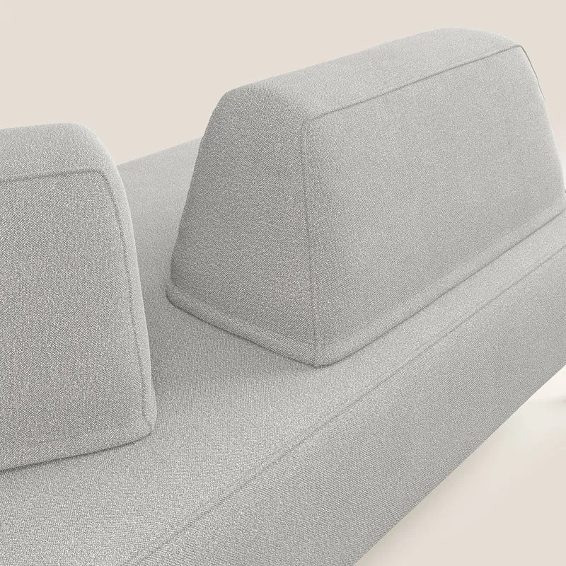 Newton Canapé modulable avec dossier amovibles T07 gris