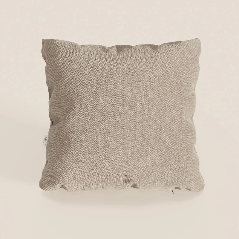 Sogno coussins carrés en tissu doux imperméable détachable T05 beige