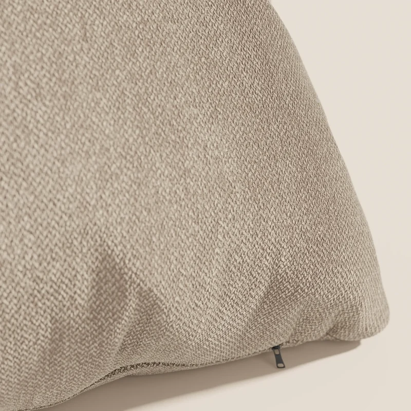 Sogno coussins carrés en tissu doux imperméable détachable T05 beige