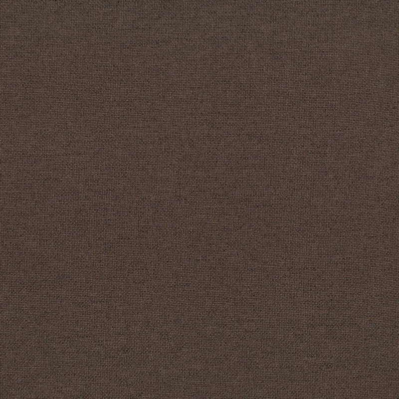 Dylan canapé avec pouf extractible à 3 assises en tissu flamme effet coton impermeabile T19 marron