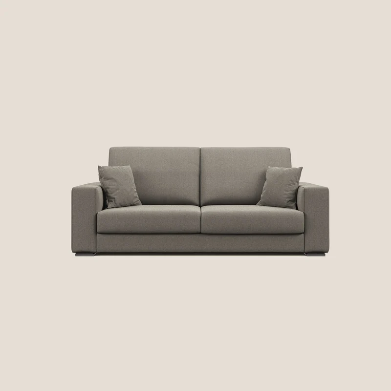 Marte canapé en tissu détachable et imperméable T08 Taupe tortora