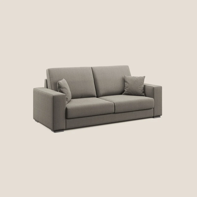 Marte canapé en tissu détachable et imperméable T08 Taupe tortora