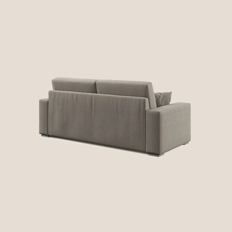 Marte canapé en tissu détachable et imperméable T08 Taupe tortora