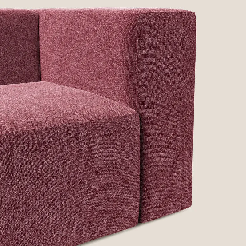 Nettuno module d'angle/latéral en bouclette douce T07 rouge