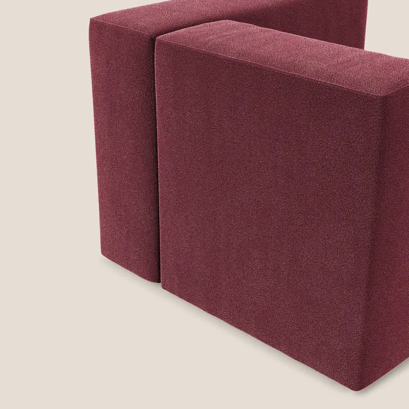Nettuno module d'angle/latéral en bouclette douce T07 rouge
