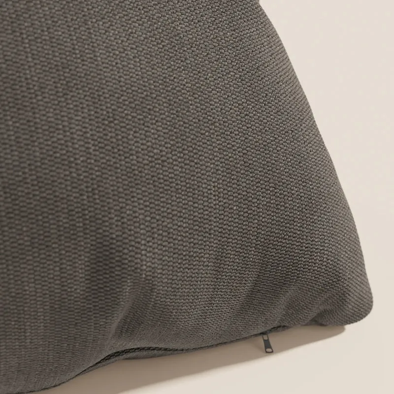 Coussin Miami disponible en plusieurs couleurs, fabriqué en tissu imperméable T14 marron doux