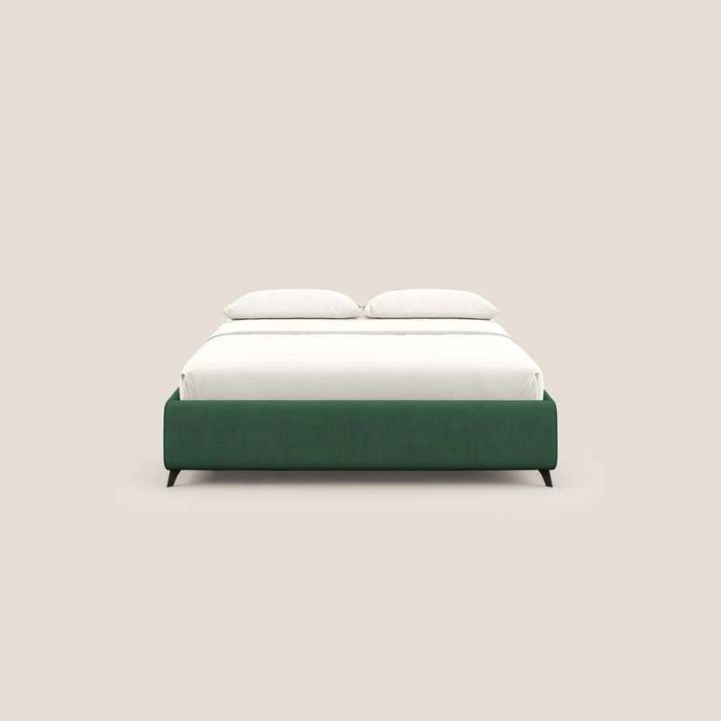 Sara sommier avec rangement en tissu imperméable T02 vert