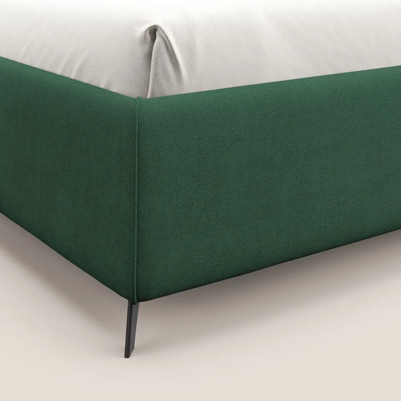 Sara sommier avec rangement en tissu imperméable T02 vert
