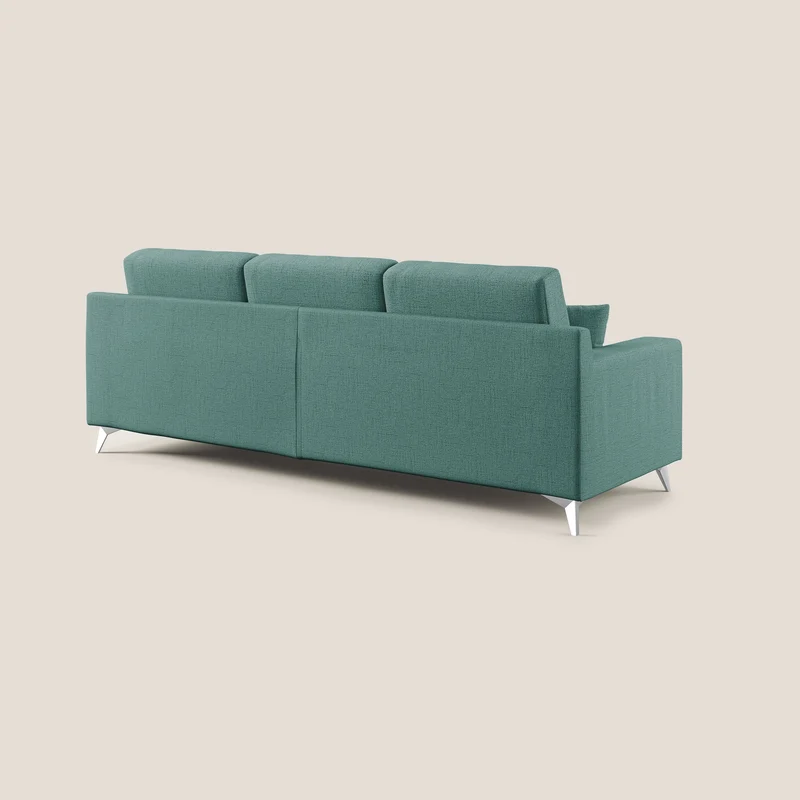 Michael Canapé d'angle REVERSIBLE en tissu imperméable T03 vert d'eau