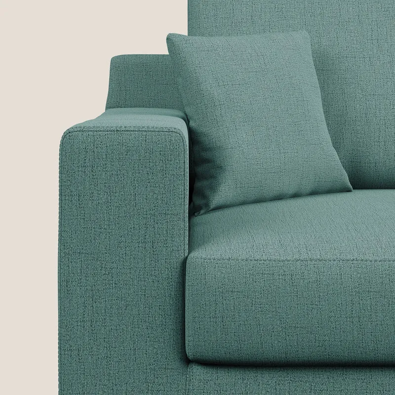 Michael Canapé d'angle REVERSIBLE en tissu imperméable T03 vert d'eau