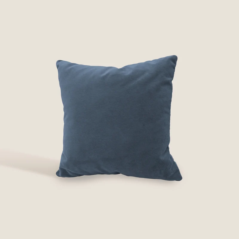 Luxury coussins carrés en velours Luxury pastel imperméable T09 bleu