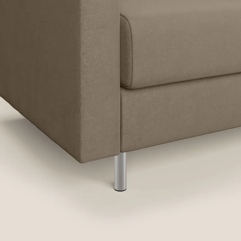 Megan fauteuil convertible en microfibre détachable T11 marron