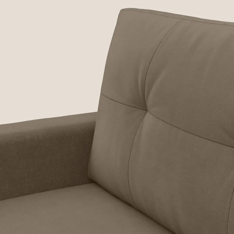Megan fauteuil convertible en microfibre détachable T11 marron
