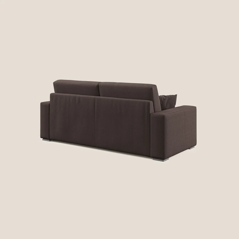 Marte canapé en tissu détachable et imperméable T08 marron