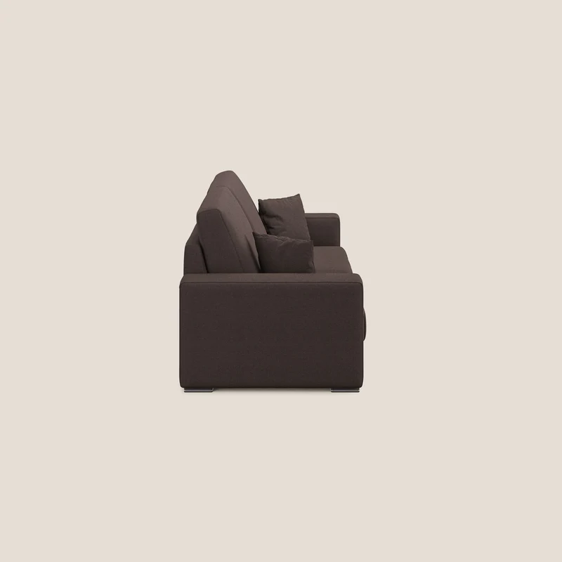 Marte canapé en tissu détachable et imperméable T08 marron