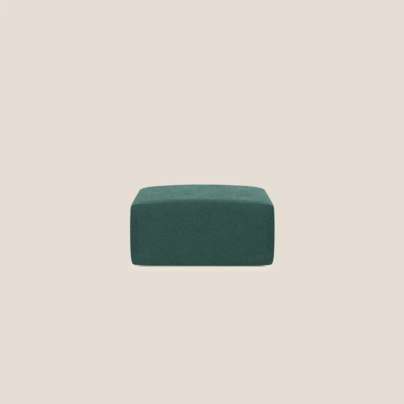 Nettuno pouf module en bouclette douce T07 vert