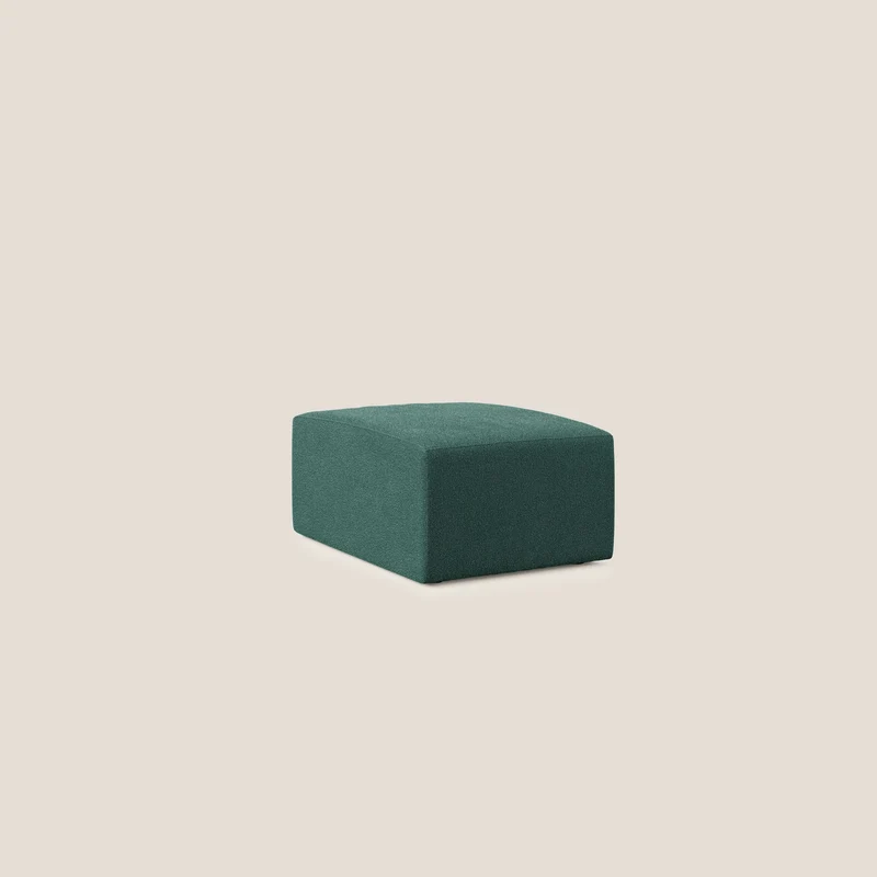 Nettuno pouf module en bouclette douce T07 vert