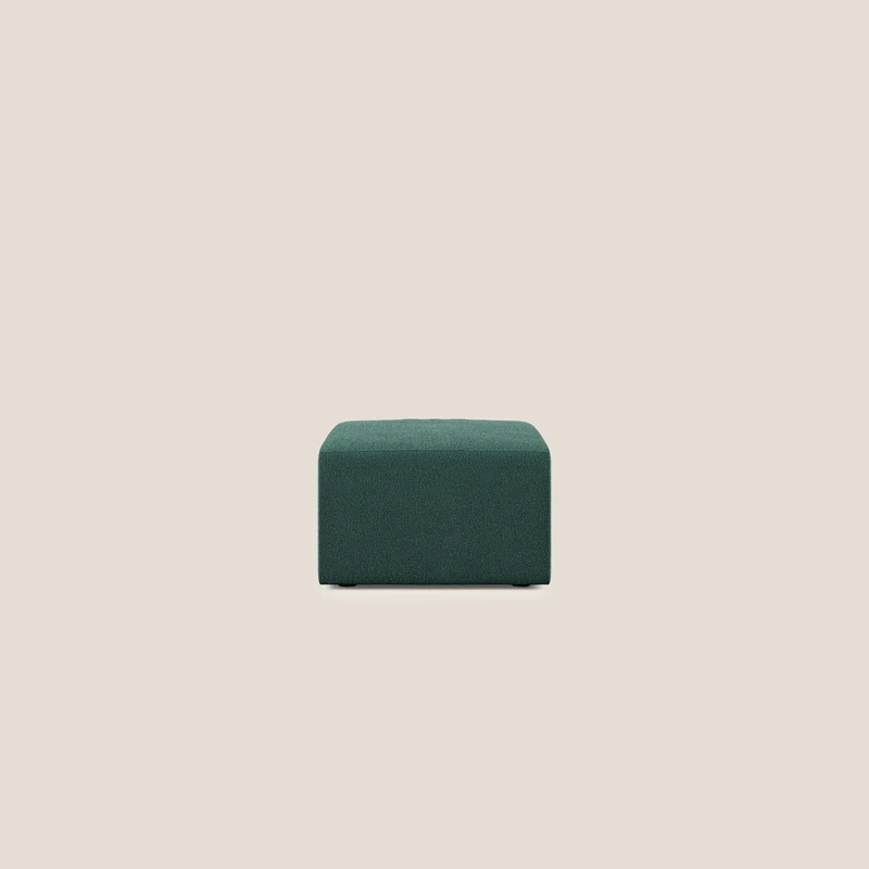 Nettuno pouf module en bouclette douce T07 vert
