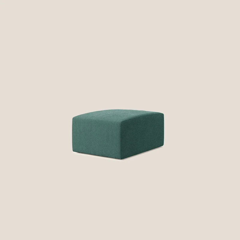 Nettuno pouf module en bouclette douce T07 vert