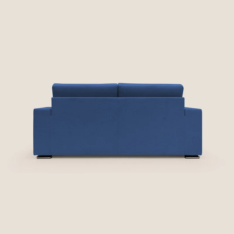 Giove canapé en tissu doux imperméable T02 bleu