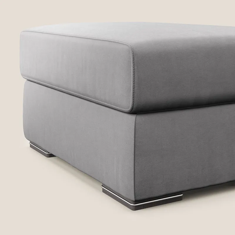 Sun pouf coffre en microfibre détachable T11 gris