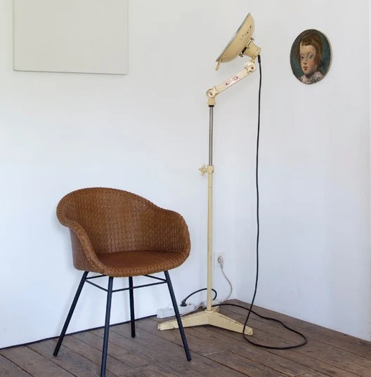Fauteuil AVRIL loom tous coloris / pieds acier - Vincent Sheppard