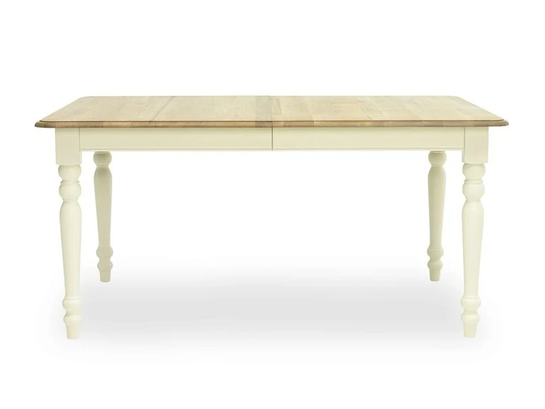 Table rectangulaire Ivoire VERSAILLES extensible jusqu'à 280 cm