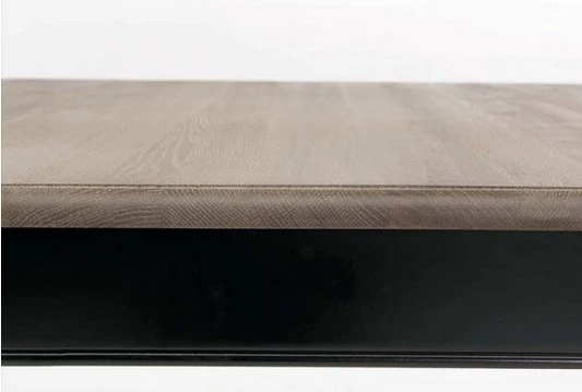 Table rectanglaire Noire VERSAILLES extensible jusqu'à 280 cm