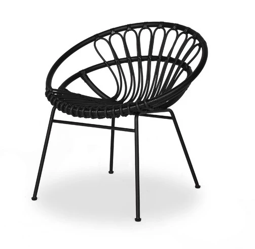 Fauteuil ROXANNE LAZY Noir Outdoor - Vincent Sheppard