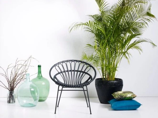 Fauteuil ROXANNE LAZY Noir Outdoor - Vincent Sheppard