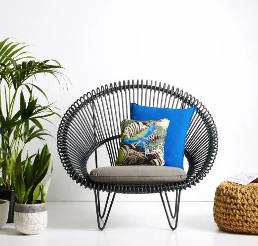 Fauteuil ROY COCOON Noir - VINCENT SHEPPARD