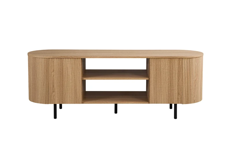 Meuble TV Lagos 160 cm Décor Chêne Naturel