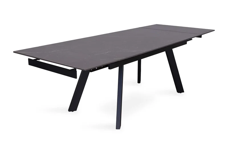 Table à manger extensible Hera Pierre Noir