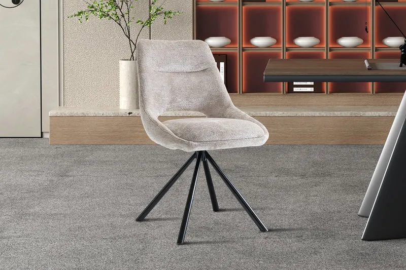 Chaise Dante Tissu Beige