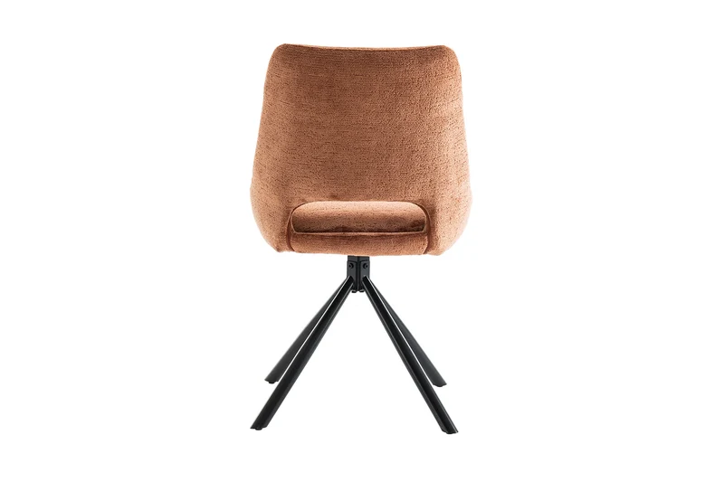 Chaise Dante Tissu Rouille