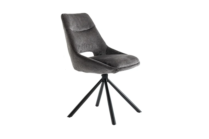 Chaise Dante Tissu Gris