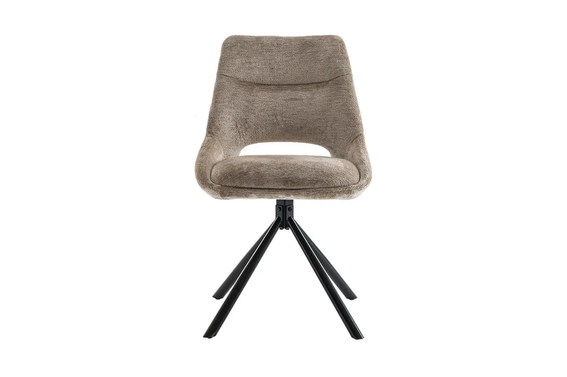 Chaise Dante Tissu Taupe