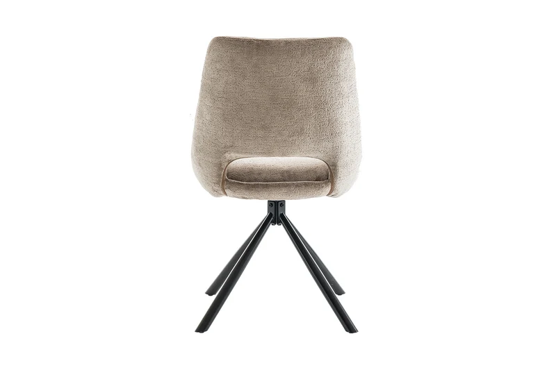 Chaise Dante Tissu Taupe