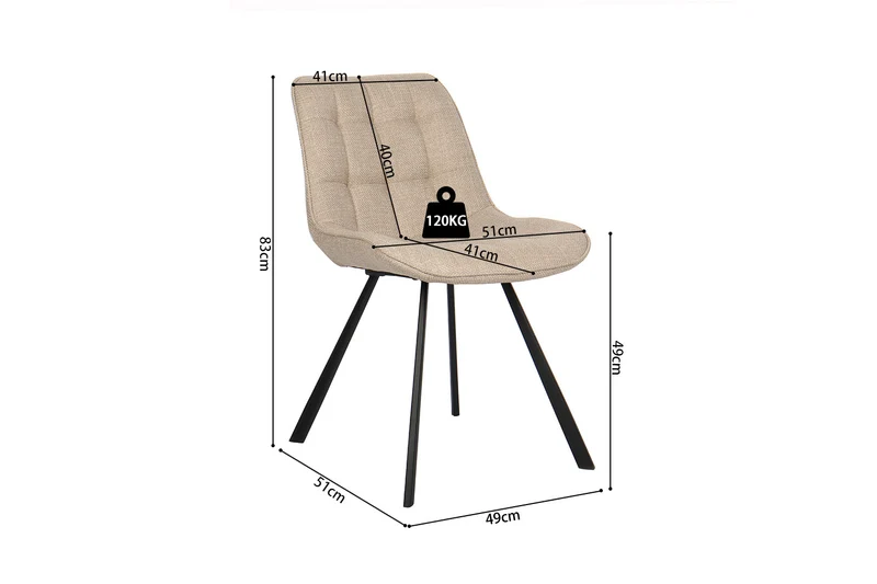Chaise Ariba Beige