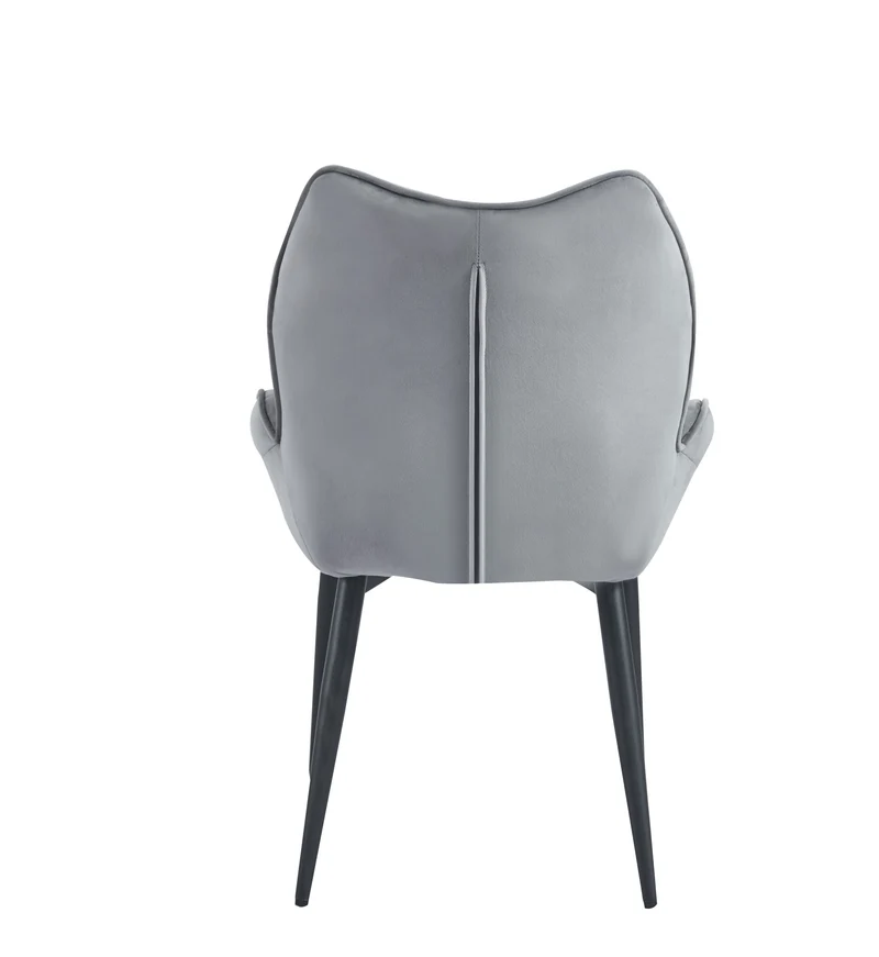 CHAISE LOHA PIED METAL NOIR ANTHRACITE